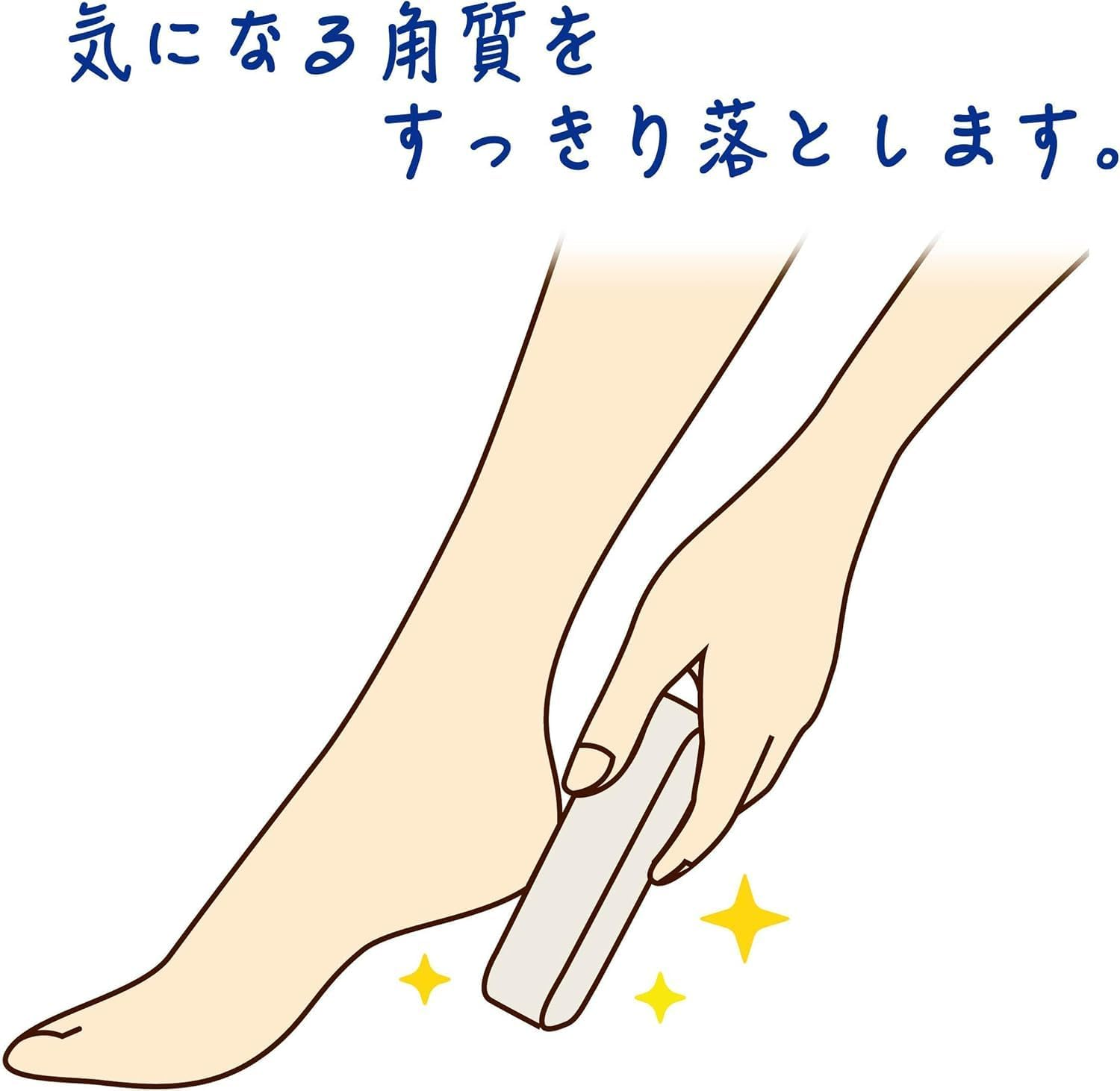 Ohe Pumice Stone White Approx. Length 3.3 X Width 2.0 X Height 0.8 Inches (8.5 X 5 X 2.1 Cm) Bathmate Exfoliating Heel Refreshing Made in Japan 1 Piece X 5 Piece Set image number 2