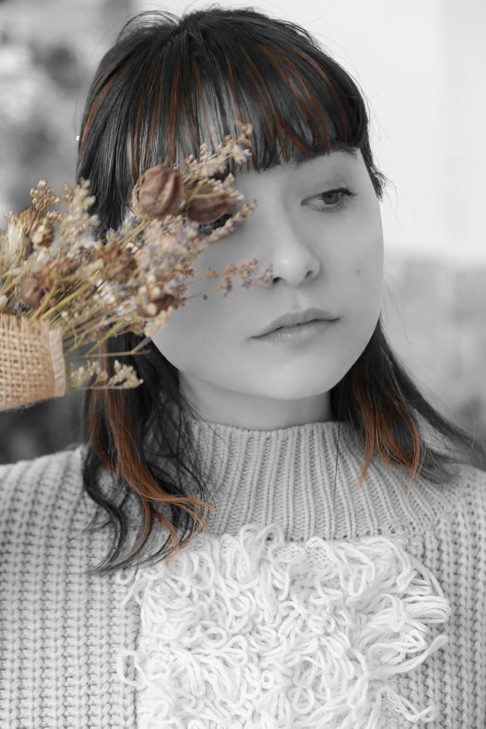 Priscilla IX-01-TMB Mecha Easy Inner Extension, Heat Resistant Maroon Brown image number 5