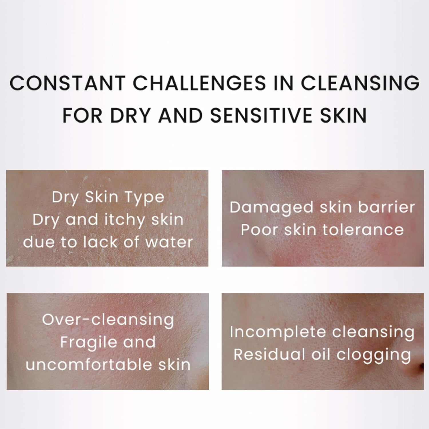 WINONA Face Wash 80G, Extra Moisturizing Cleansing Foam for for Dry & Sensitive Skin, Lightweight, Gentle Cleanser with Sodium Hyaluronate, Soothing and Hydrating, Suitable for Men & Women image number 4