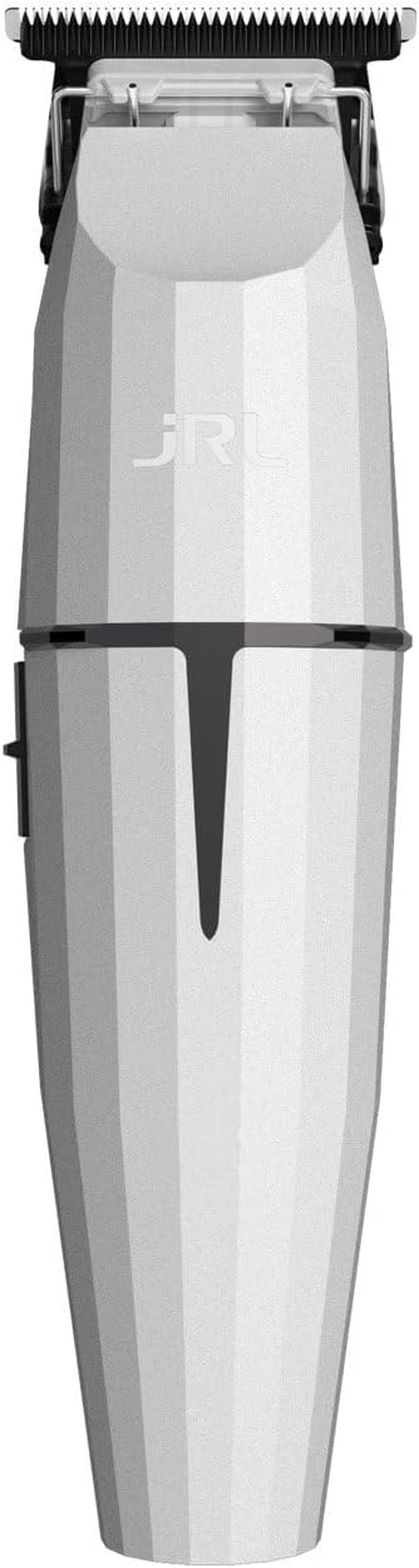 Amazon Series JRL Ghost Professional Cordless Hair Trimmer W/Ez-Gap M Blade, Smart-Clip Technology, 3.5Hr Run Time, 8200 RPM, Ultra Sharp T-Blade for Men'S Grooming (White)