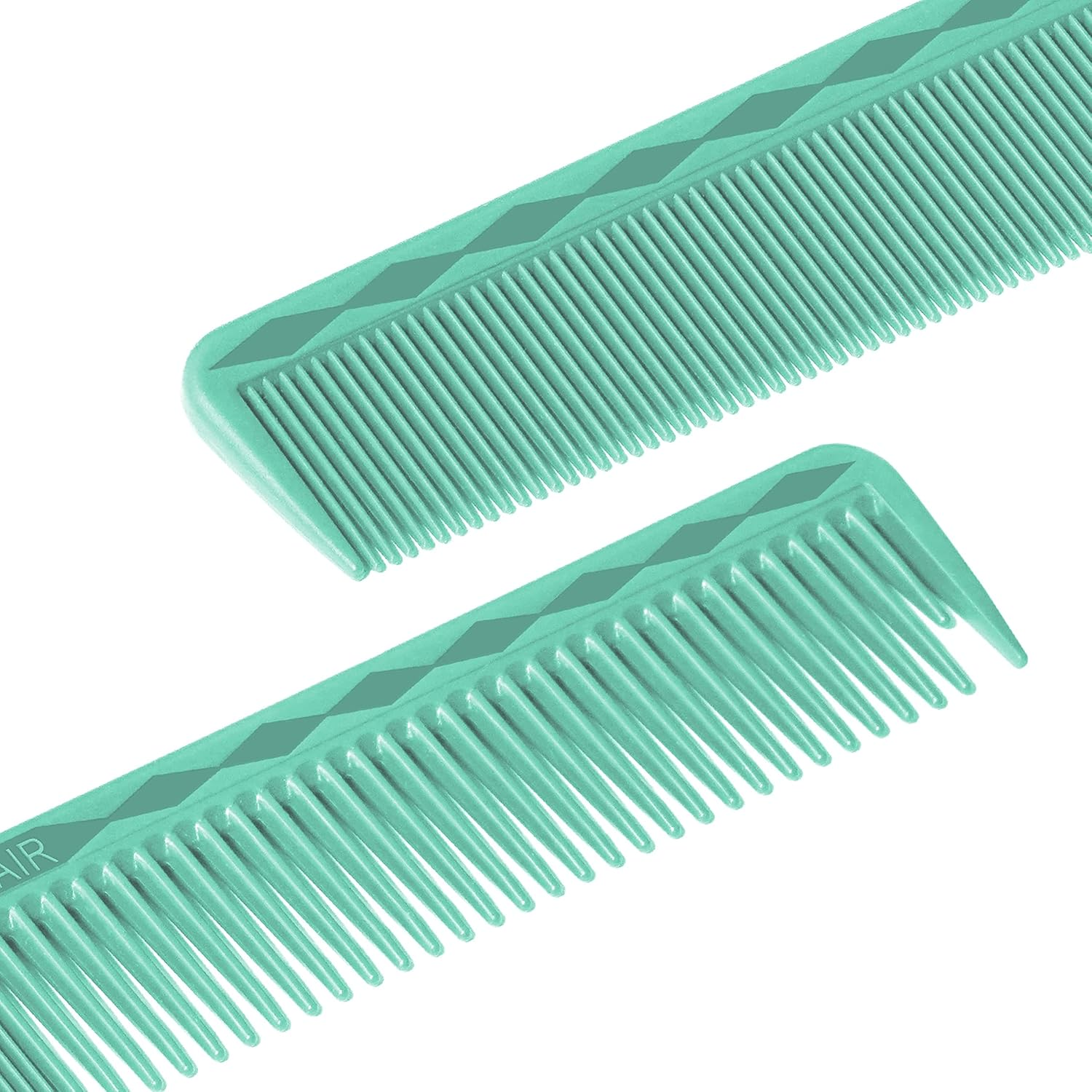 Vellen Hair Ultimate Cutting Comb 7 Inch for Men Women, Unbreakable PEI Material 430&deg;F Heat Resistant Barber Styling Combs for Hairdressers, Little Combs Fine Teeth and Extra Wide Tooth Combs (Single) (Mint) - Green image number 3