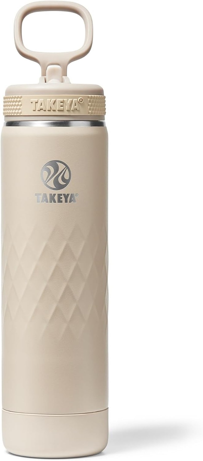 Takeya Sport 40 Oz Triple-Insulated Stainless Steel Water Bottle, Straw Lid &ndash; Leakproof, Sweatproof, Bpa-Free, Keeps Drinks Cold 36 Hrs, Hot 14 Hrs &ndash; Moonlight