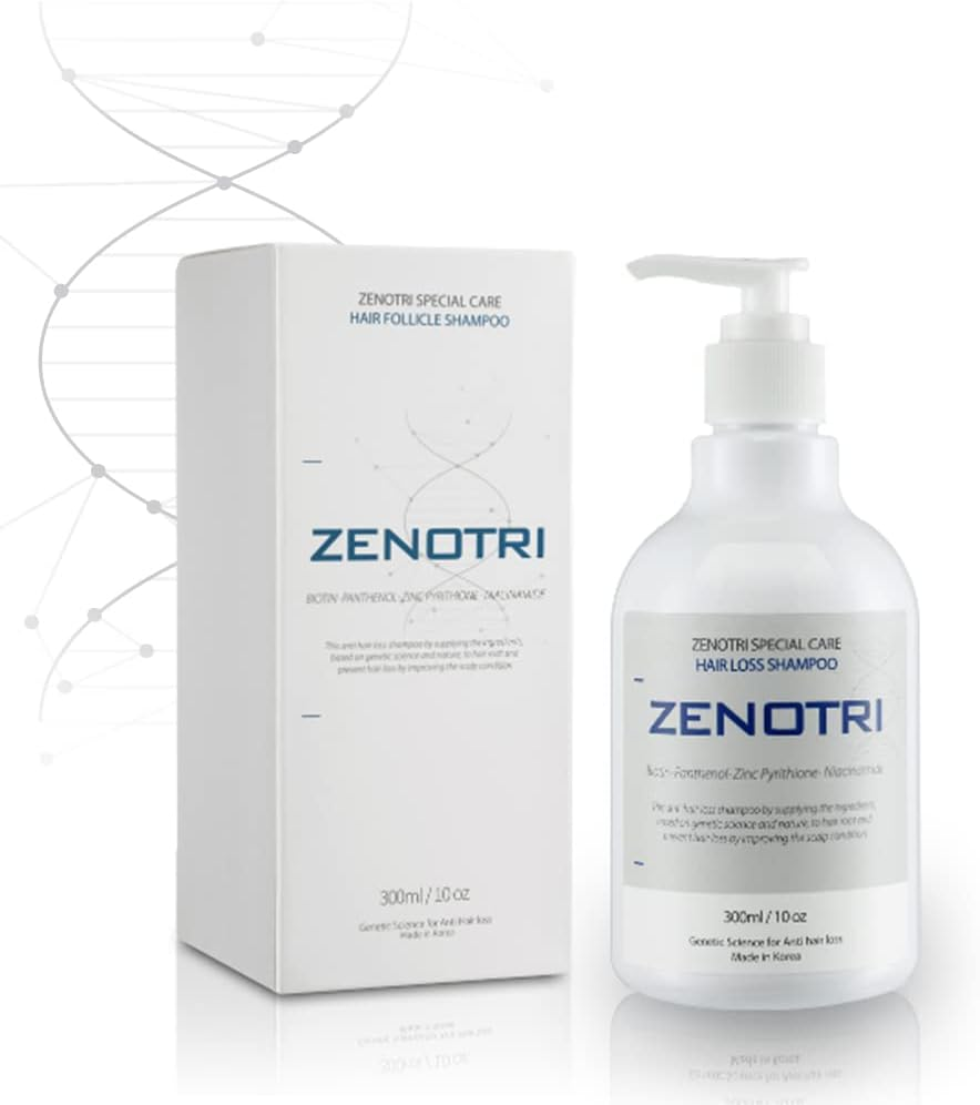 ZENOTRI Follicle Shampoo Hair Loss Zero with Copper Peptide, Biotin, Dexpanthenol, Pyrithione Zinc/Genetic Hair Care Solution image number 4