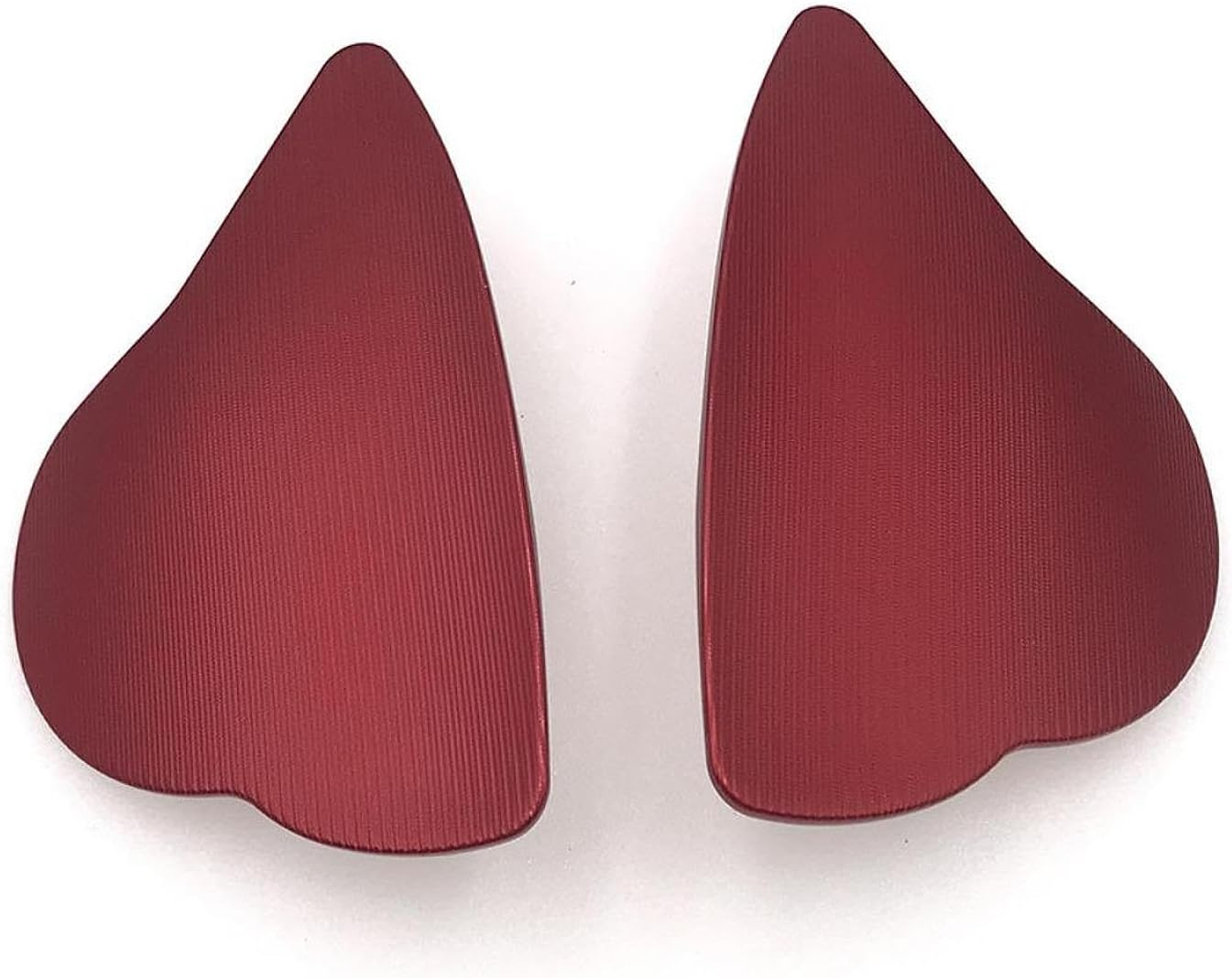 Mqetly 2Pcs Mirror Block off Plates Replaces Reliable Assembly Motorbike Accessories Mirror Hole Decorative Cover for Yzf-R7, Red - Black image number 2