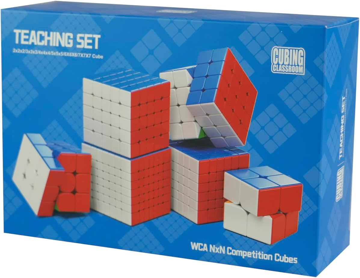 Cuberspeed Moyu MFJS WCA Speed Cube Gift Box Magic Cube Bundle Collection Cube Toys for Kids & Adults (MFJS WCA 2-7 Set) image number 5