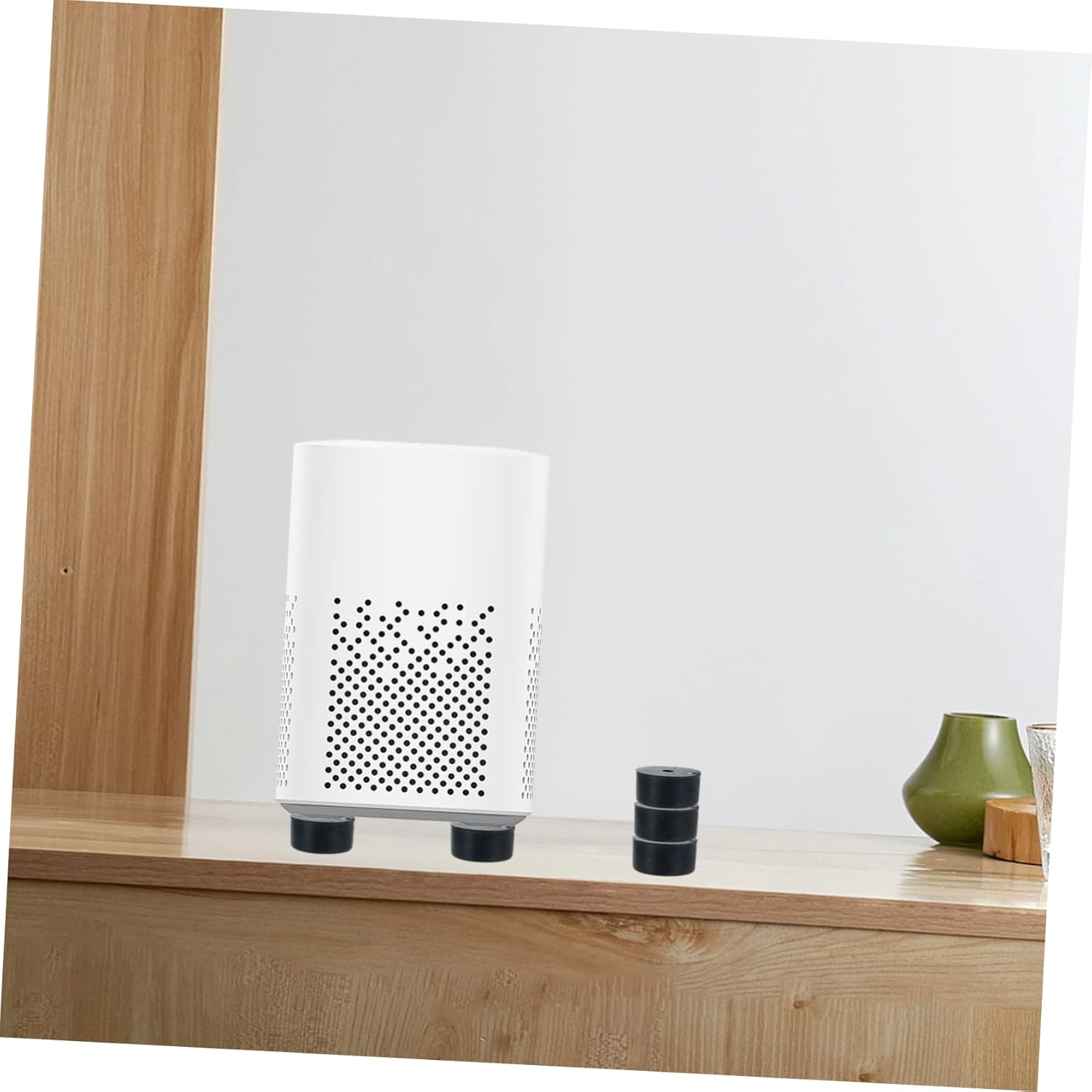 ELAYARD Speaker Spike Pads Rubber Floor Protectors 8Pcs 38X20Mm Anti-Vibration Base Pads for Amplifiers and Hifi Audio Equipment Suitable for Stage and Home Use Black image number 6