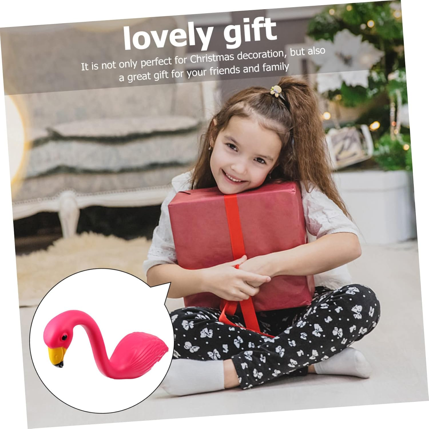 NULYLU 2Pcs Vivid Flamingo Garden Stake Decor Lifelike Flamingo Sculpture Lawn Insert Pink Decoration for Outdoor Spaces for Patios and Gardens image number 6