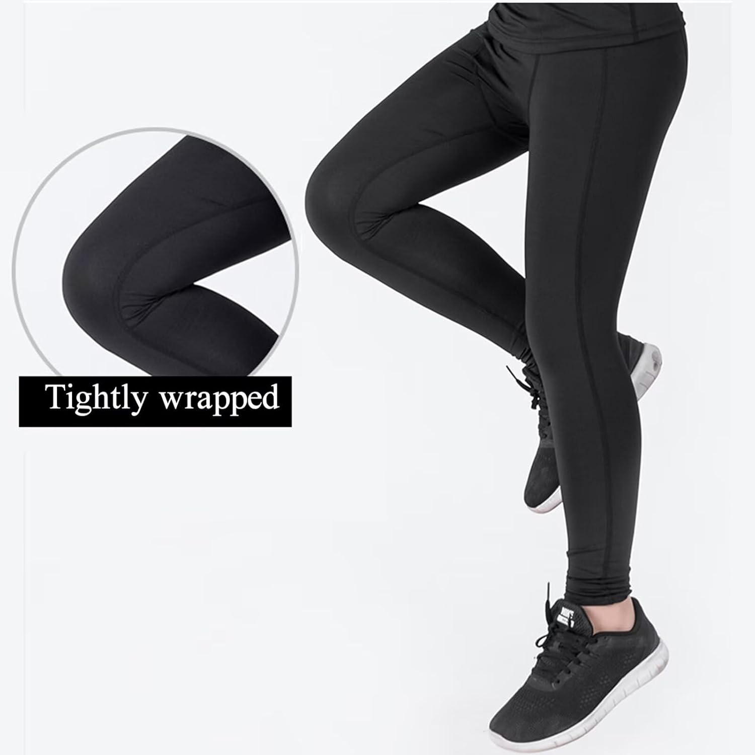 Kids Thermal Underwear Boys Compression Football Base Layers Sets Winter Warm Long Sleeve Top & Legging for Children 5-13 Years image number 4