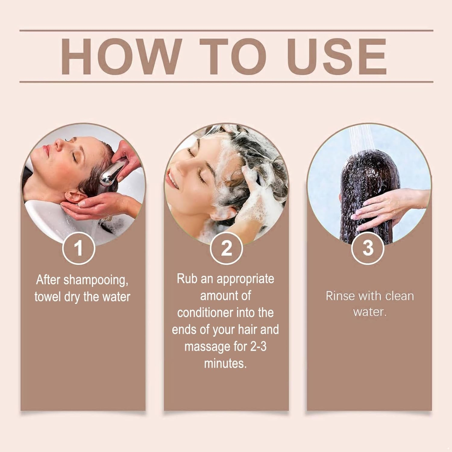 Moggemol Smoothing Batana Oil Shampoo Conditioner Set for Hydrated Shiny Hair Women Men Nourishing Care Green Shampoo One Size image number 5