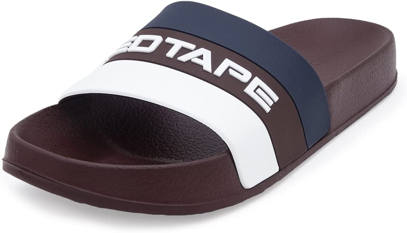 Red Tape Men'S Classic Sliders - Featuring Firm Grip, Slip -Resistance, Shock Absorption & Better Traction, Model RFF0725, Maroon image number 4