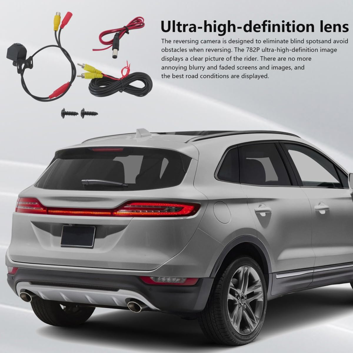 New 170&deg; Reverse Camera Waterproof Car Rear View Backup Parking Cam HD Night Vision image number 3