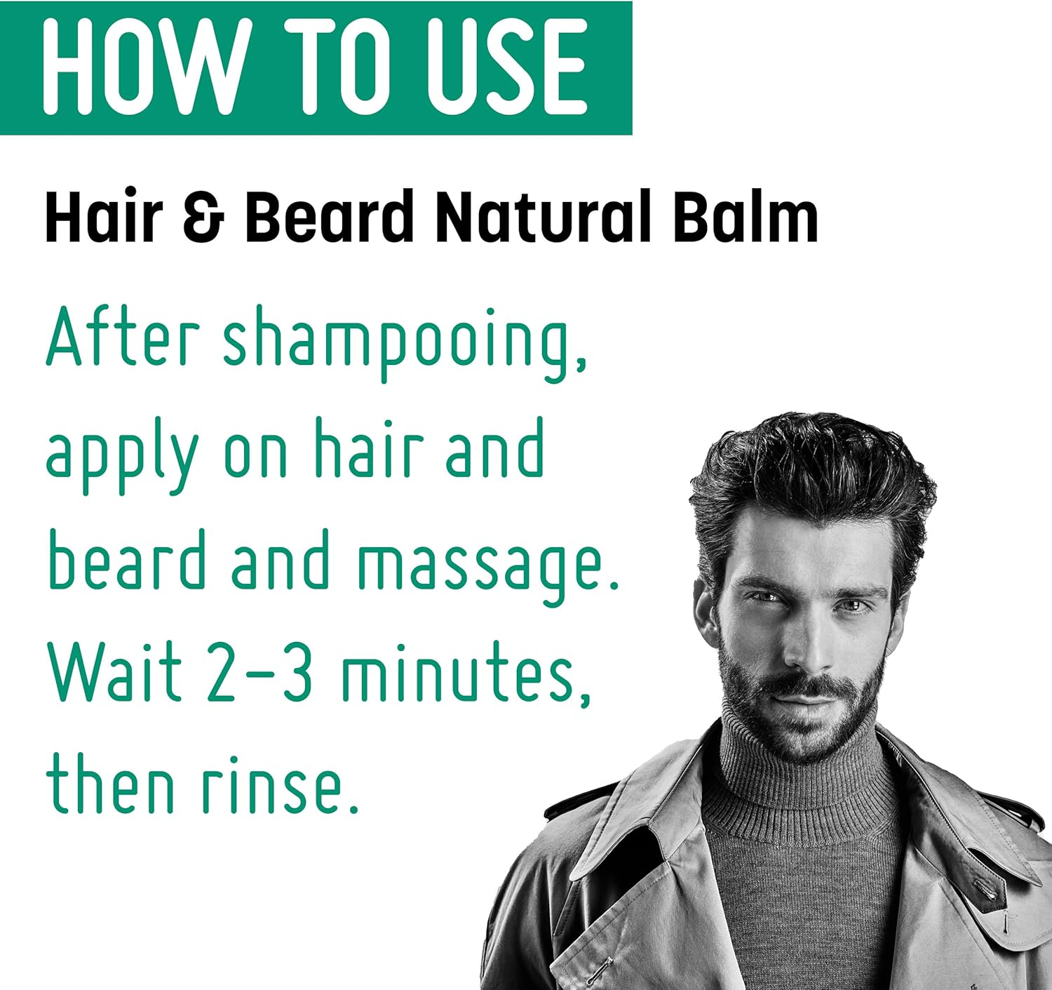 Framesi Barber Gen Hair & Beard Natural Balm, Rinse-Out Beard Conditioner image number 4