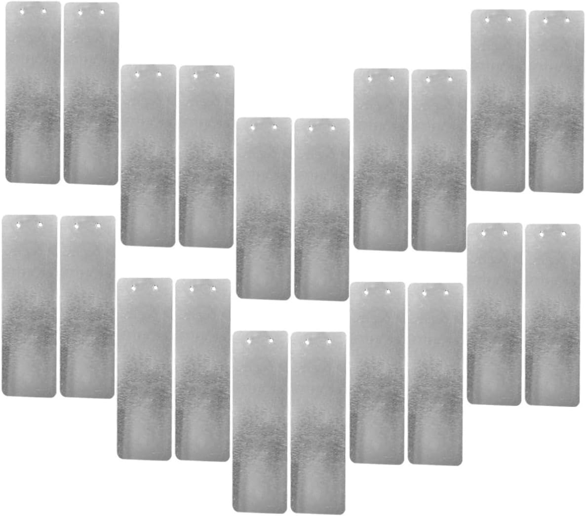 SUPVOX 40Pcs Aluminum Garden Plant Labels Metal Tree Tags Outdoor Herb Labels DIY Plant Markers image number 6