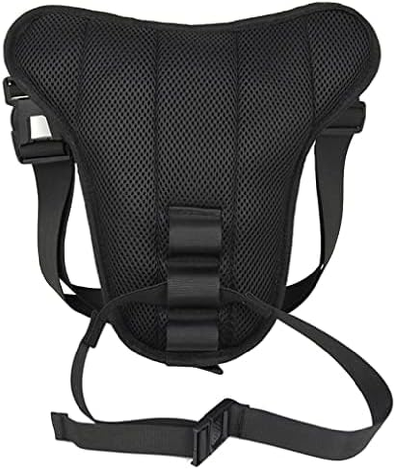 Canvas Thigh Drop Leg Bag for Men Outdoor Travel Hiking Climbing Tactical Military Motorcycle Bike Cycling Waist Fanny Pack Camping Casual Daypack image number 3