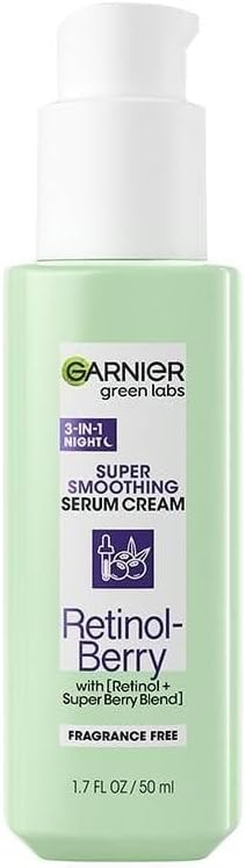 Garnier Retinol-Berry Fragrance Free Super Smoothing Serum Cream 50 Ml image number 1