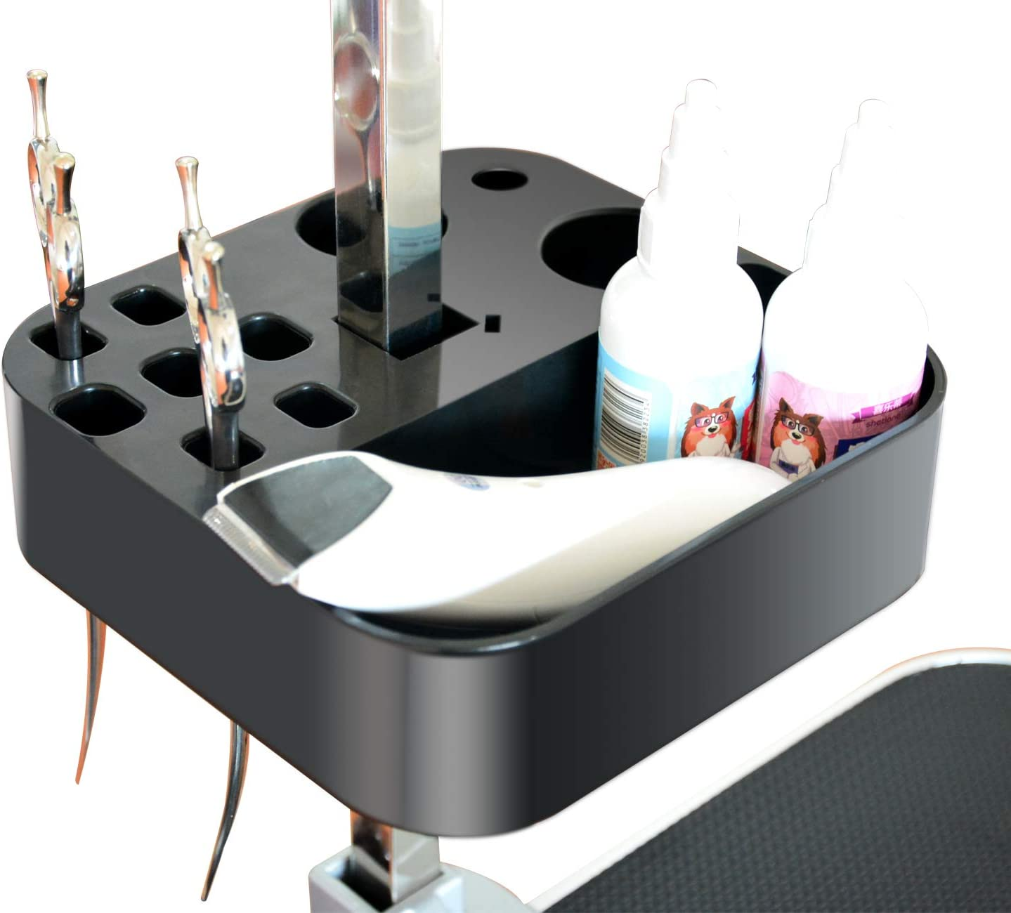 SHELANDY Portable Pet Grooming Tools Holder for Dog Grooming Table and Arm image number 2