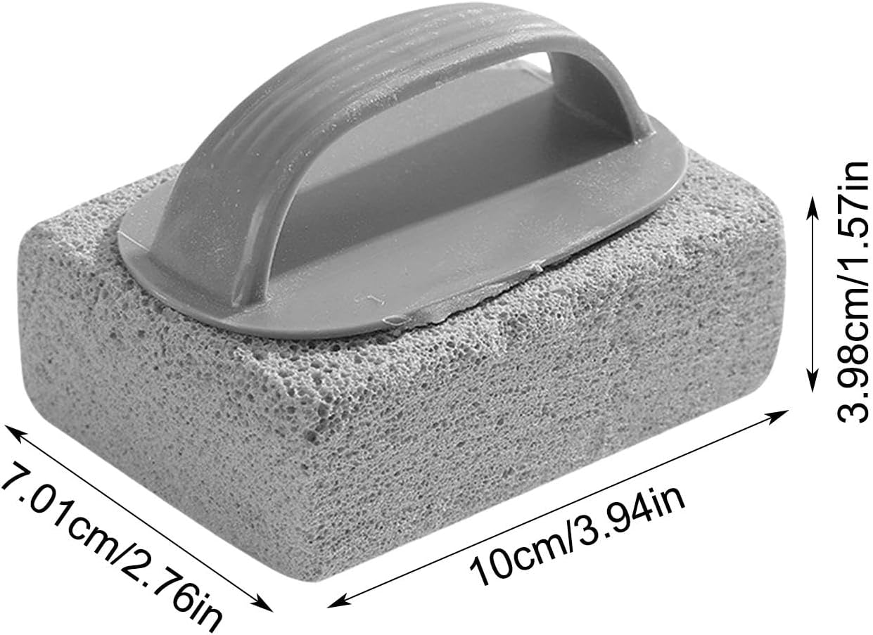 Meindin Pumice Stone for Pool Cleaning | Tile Stone for Pools - Handheld Grout & Concrete Cleaning, Calcium Remover for Pool Tile, Pumice Stone for Cleaning image number 6