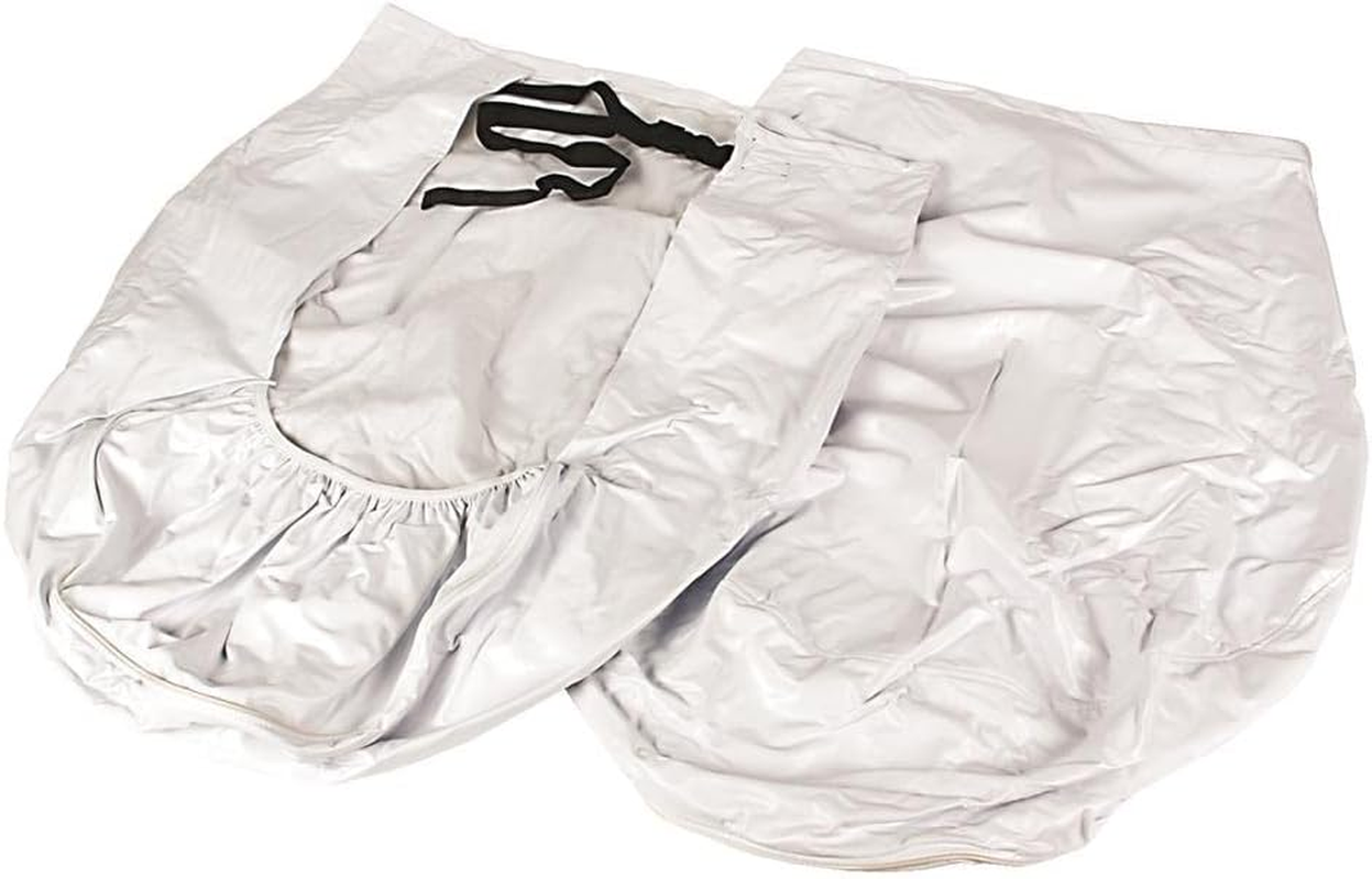 Camco 45324 Vinyl Wheel & Tire Protector, 2 Pack (33 Inches-35 Inches , White) image number 4