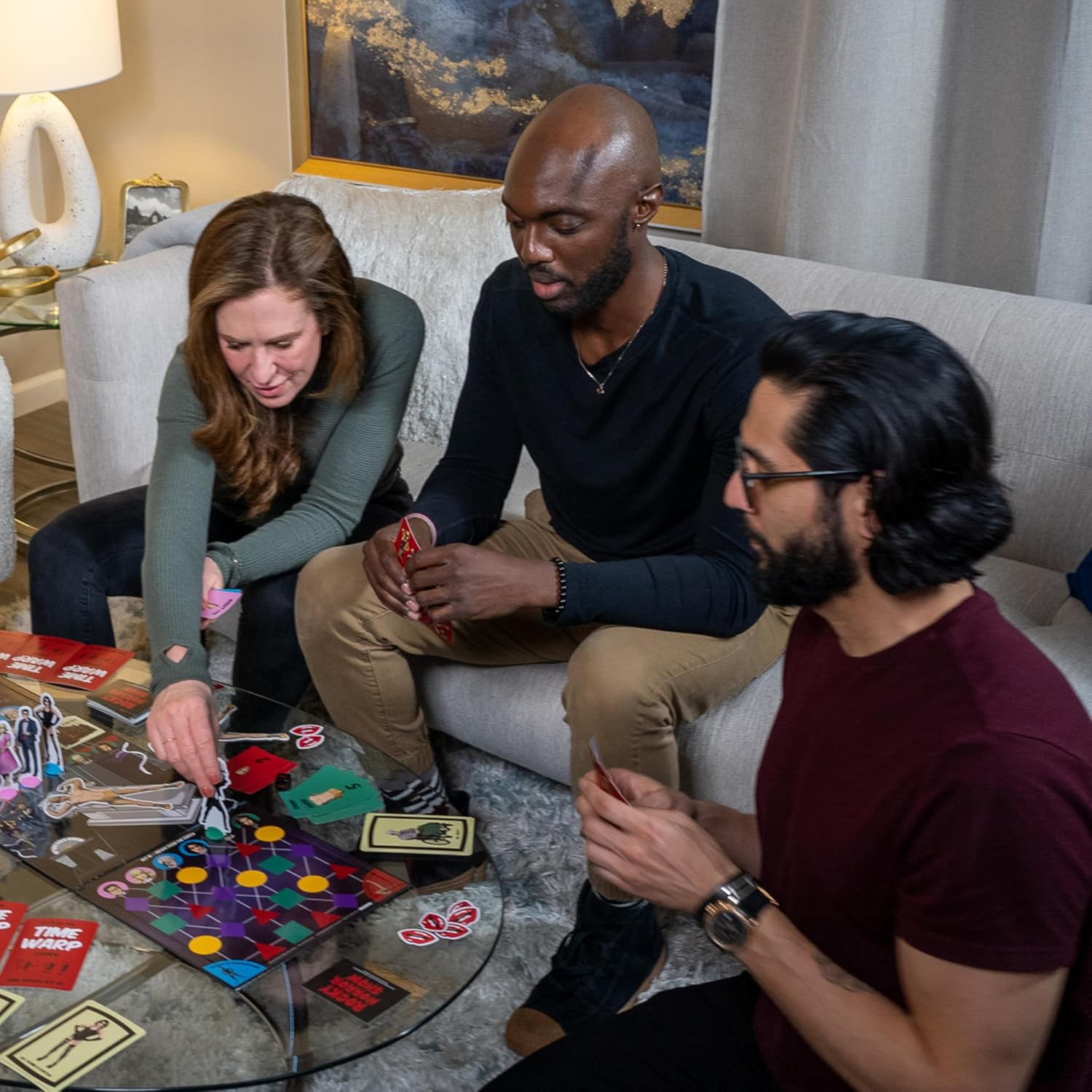 University Games Rocky Horror Show Board Game &ndash; 50Th Anniversary Edition, Immersive Interactive Party Game, Iconic Characters, Musical Fun, Ages 12+ image number 2