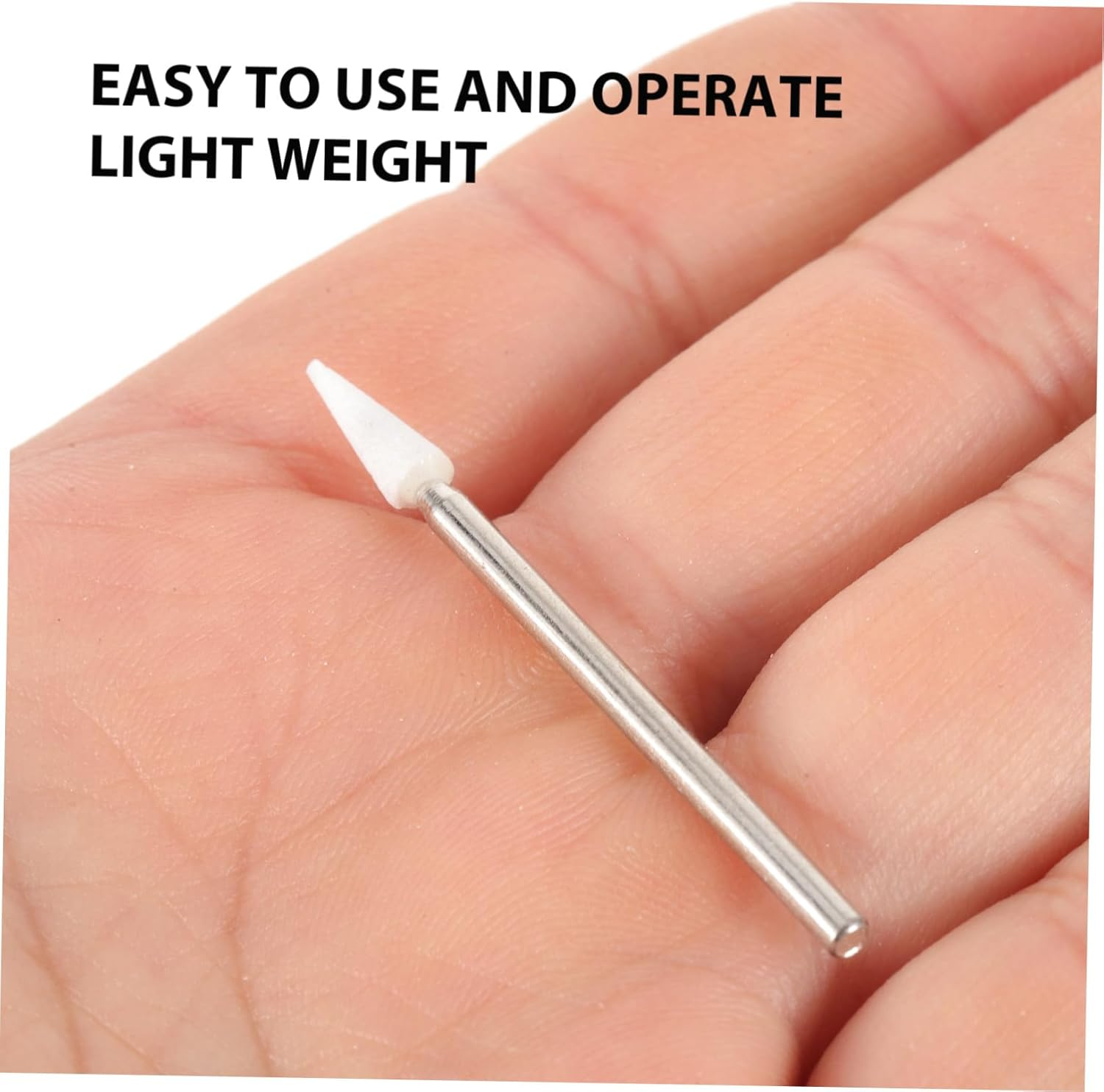 GOOHOCHY Cuticle Nail Drill Bit for Acrylic Nails Manicure Drill Head Replacement Lightweight Comfortable Touch for Home Salon Use Easy to Install and Operate image number 3