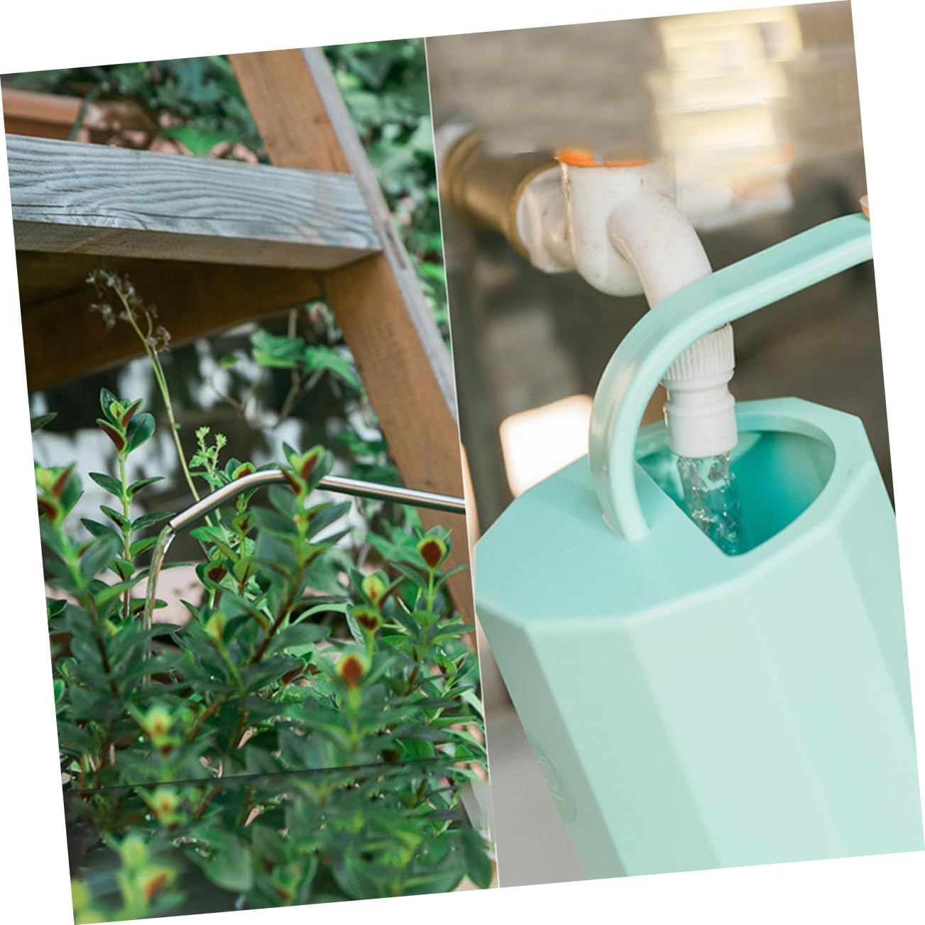 Plastic Watering Can Long Spout for Bonsai Indoor Outdoor Garden Use Lightweight Nordic Style