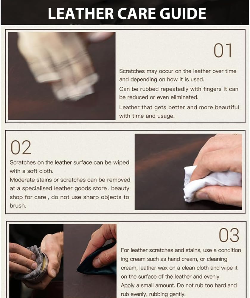 CONTACTS Full Grain Leather Empty Manicure Kit Case for Men Travel Nail Clipper Pouch Small Personal Care Tools Pouch by Handmade (Case Only) image number 3