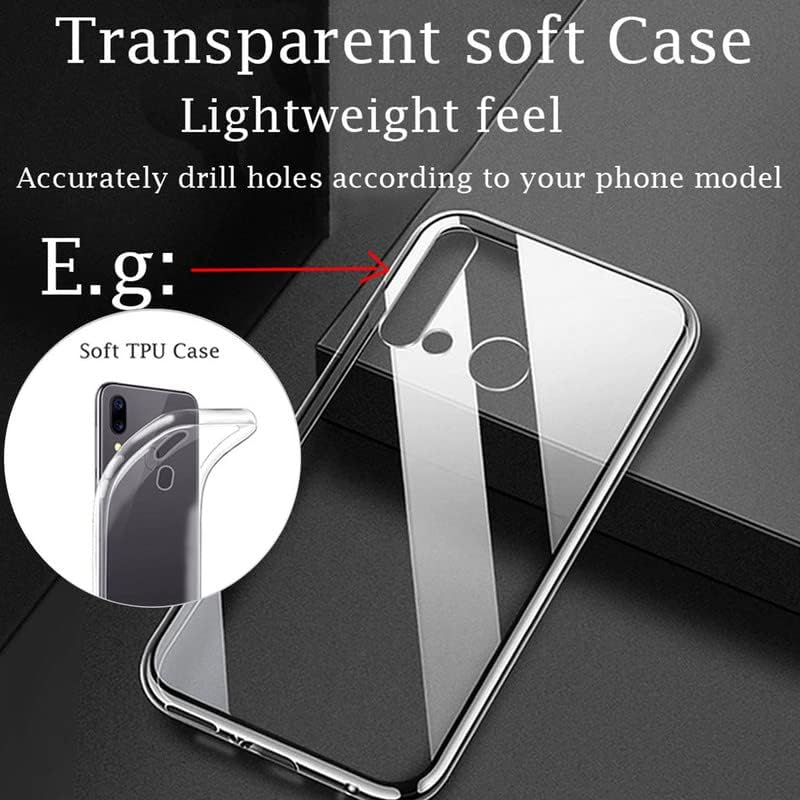 Case for Asus Zenfone 10 (5.92 Inches), Transparent Anti-Yellowing Silicone Mobile Phone Case - Ultra Thin Shockproof Protective Cover Soft TPU Bumper Case for Asus Zenfone 10 - Crystal Clear image number 2