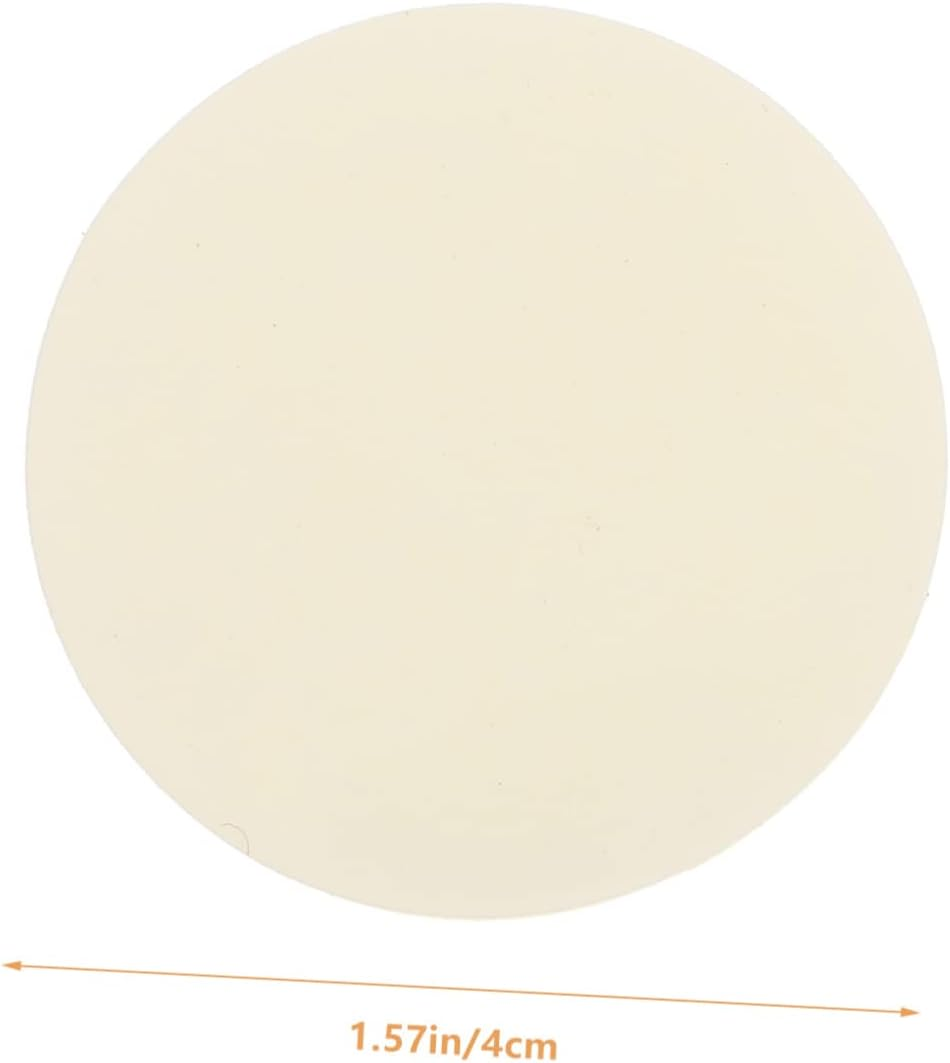 24Pcs Little Yellow Base Film Double Sided Tape Self Adhesive round Stickers for Home Car Office image number 1