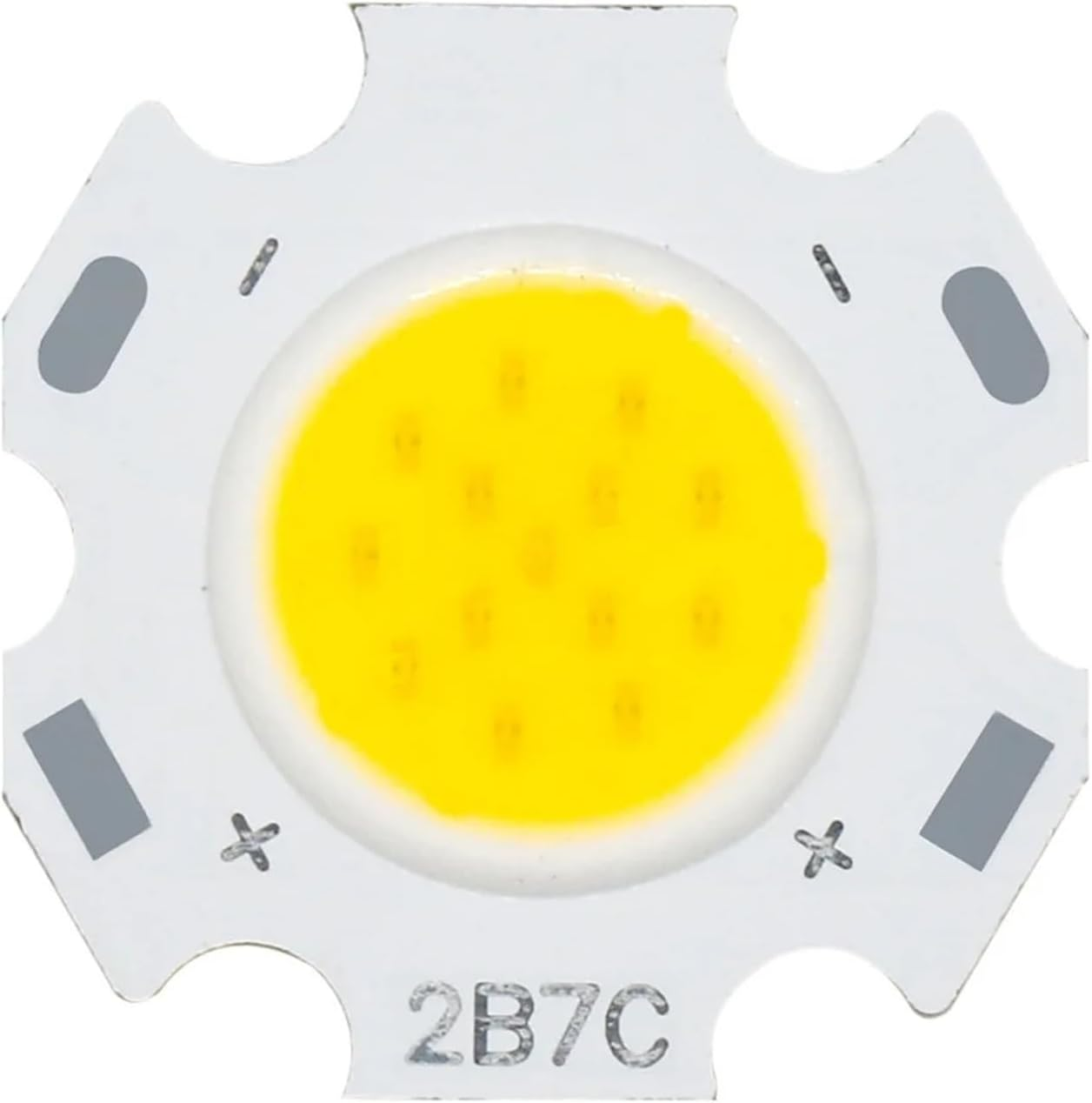 10Pcs 3W 5W 7W 10W LED Source Chip High Power LED COB Side 11Mm or 20Mm Light Bulb Light Lamp Spotlight down Light Lamps White(2422 Size 250Ma,7W 4000K)