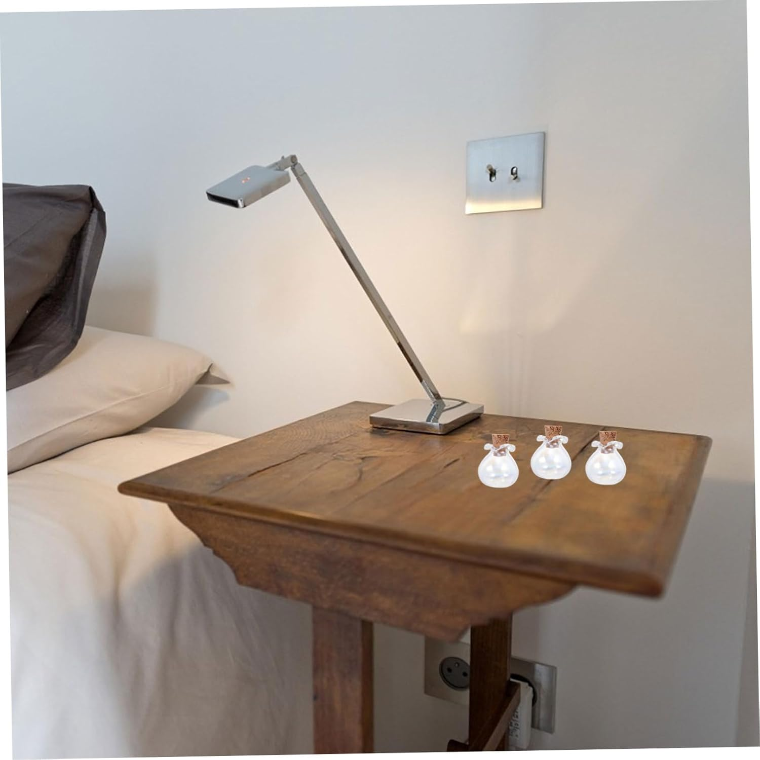 5Pcs Diy Wishing Bottle Glass Drift Bottles Corks for Craft Storage for Home Decor and Art Crafts image number 5