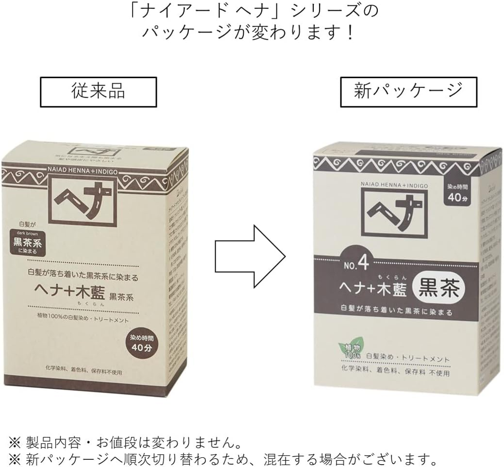 Naiad Henna + Wood Indigo, Black Brown, 3.5 Oz (100 G) image number 5