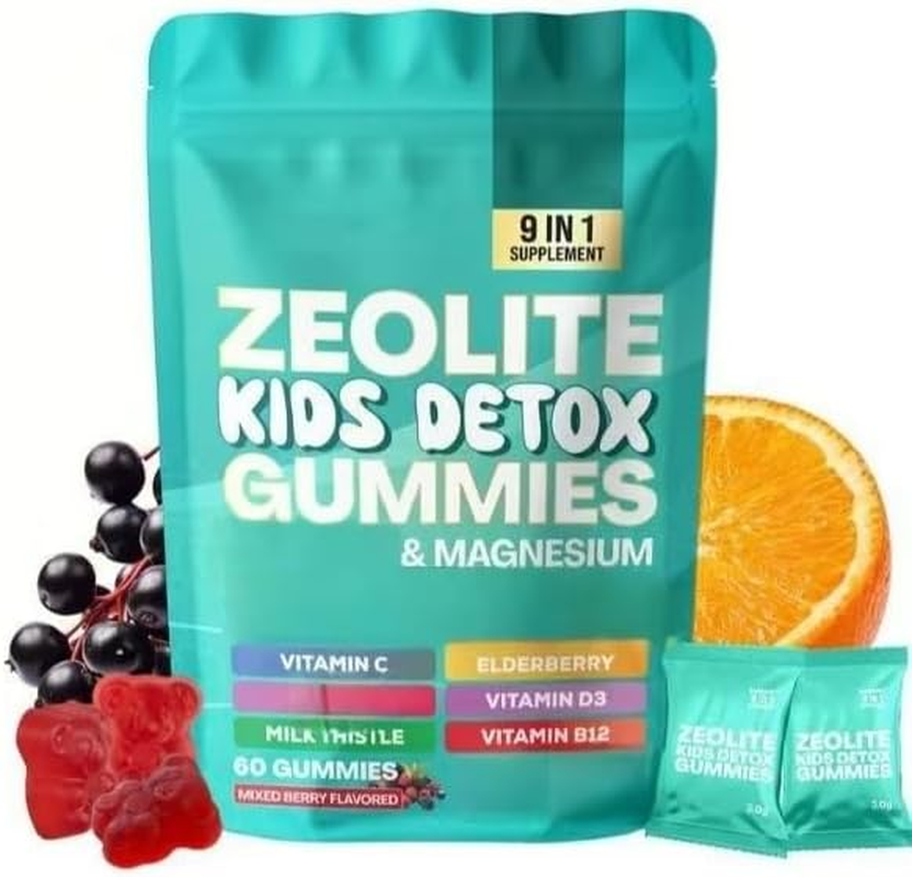 Zeolite Gummies, 9-In-1 &ndash; Formulated for Immunity &Free and Overall Health, 60 Gummies ,1 Pcs