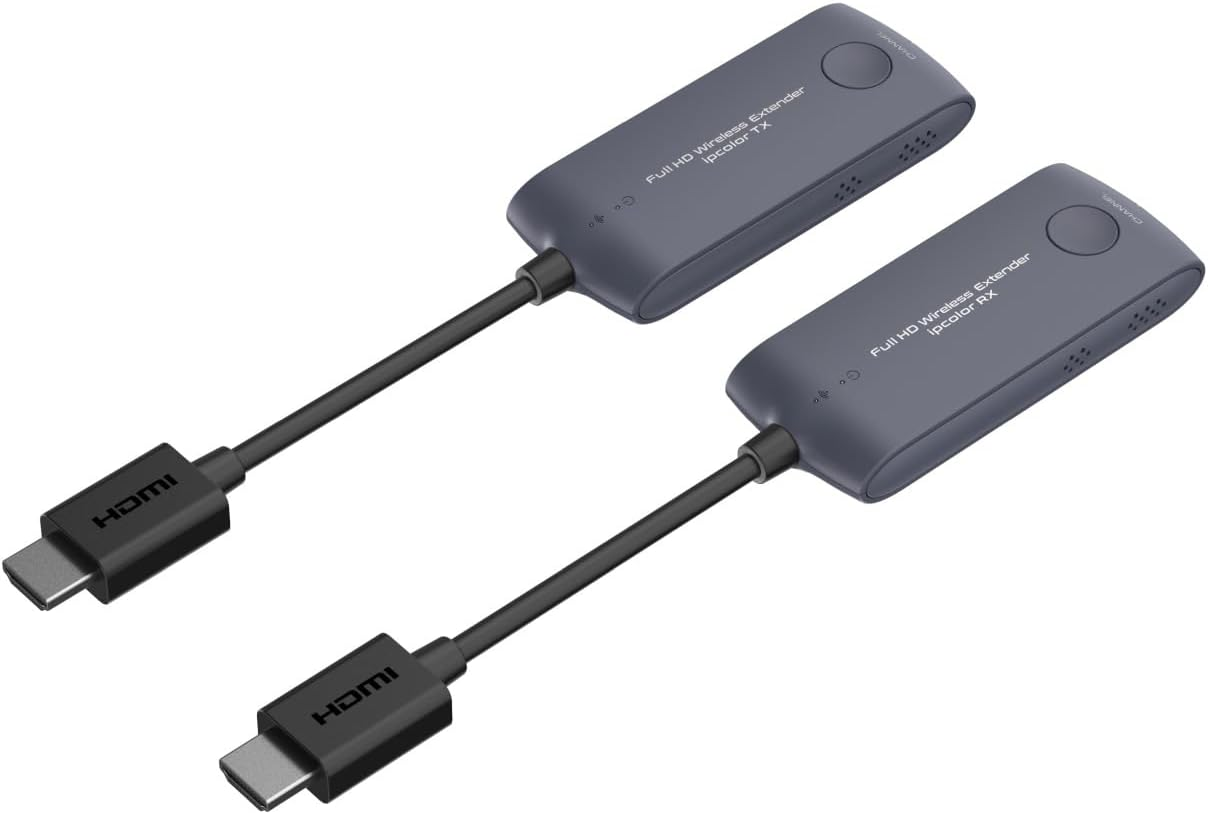 Premiumcord HDMI Mini Wireless Extender to 20 M, Full HD 1080P 60Hz, 5Gbps, HDMI1.4, HDCP2.2, Black image number 3