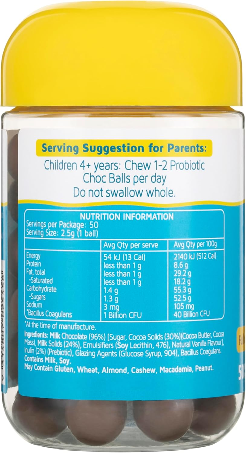 Nature'S Way Kids Smart Probiotic Choc Balls 50
