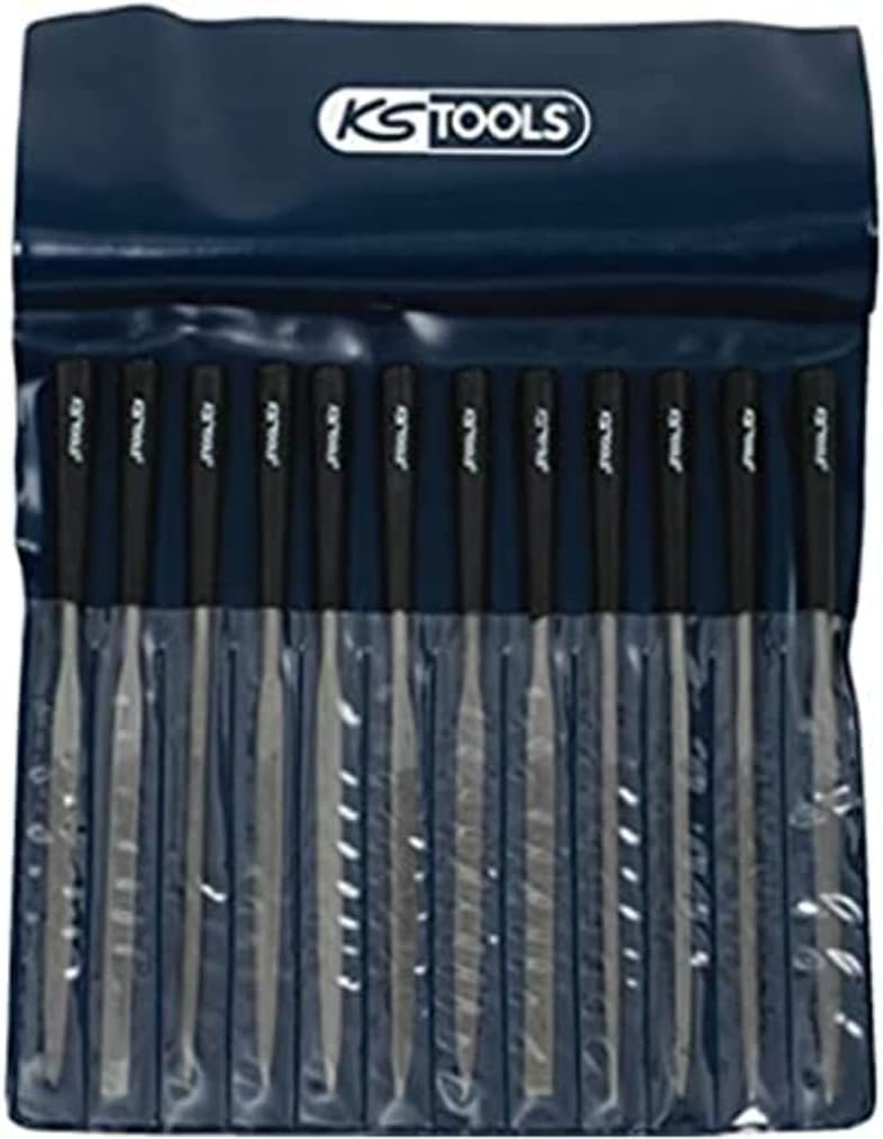 KS Tools Needle Files Set, 12 Pcs, 145Mm Clear image number 3