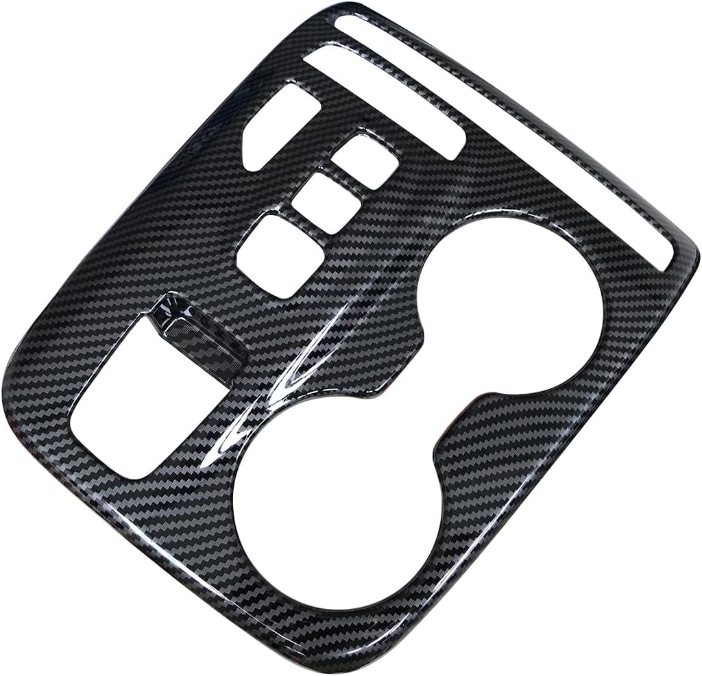 Carbon Fiber Style Car Gear Shift Knob Console Panel Cover Trim Fit for Hyundai Tucson 2022 2023 2024 Interior Accessories image number 5