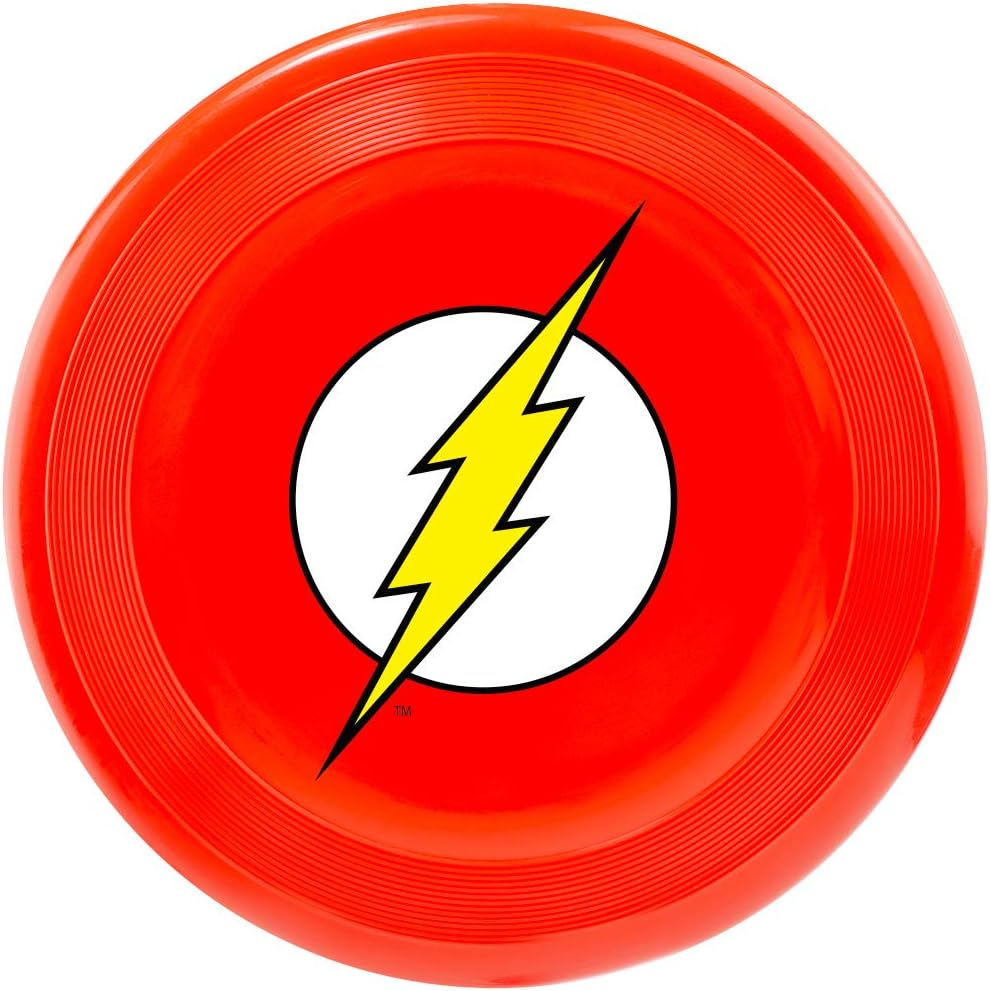 Dog Toy Frisbee Flyer Flash Icon Red White Yellow