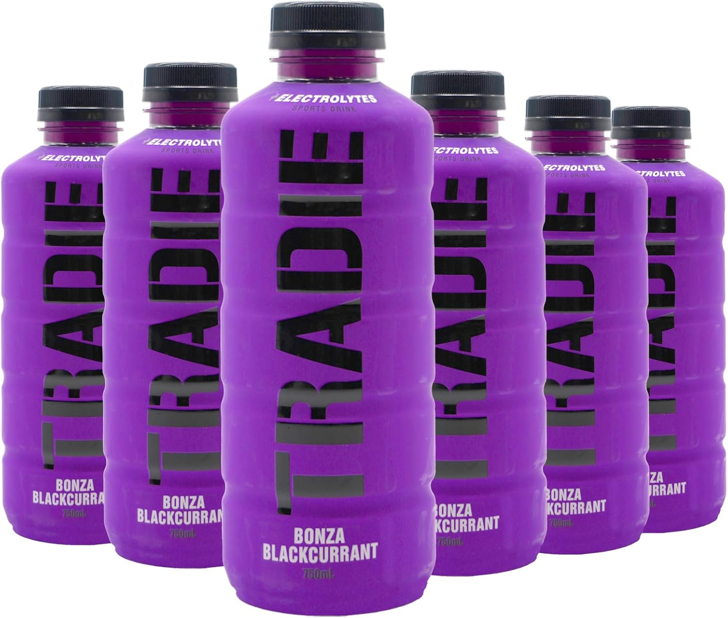 TRADIE BONZA BLACKCURRANT Sports Drink 12 X 750Ml image number 1