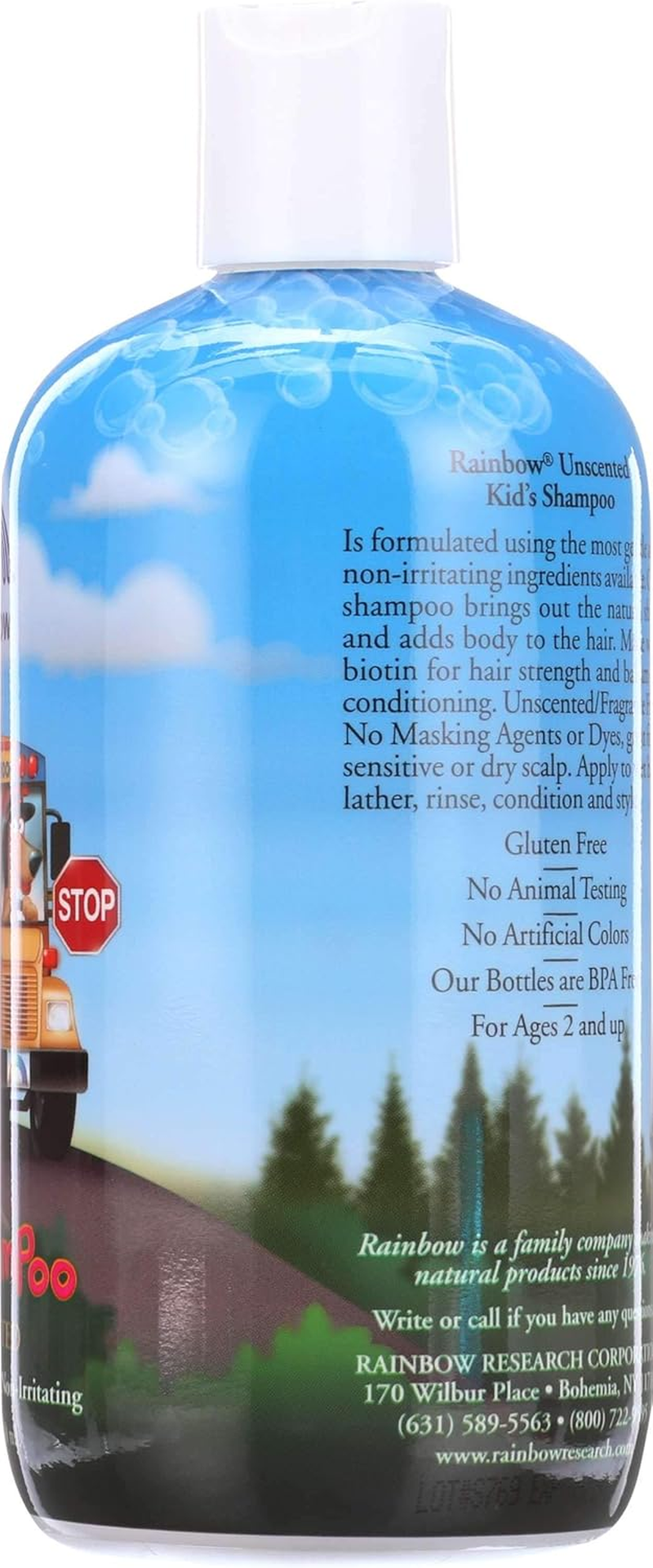 Rainbow Research 0562827 Organic Herbal Shampoo for Kids Unscented - 12 Fl Oz image number 3