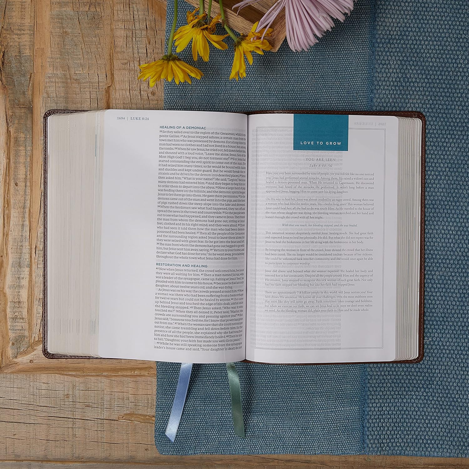 NET Young Women Love God Greatly Comfort Print [Brown]: a Soap Method Study Bible image number 5