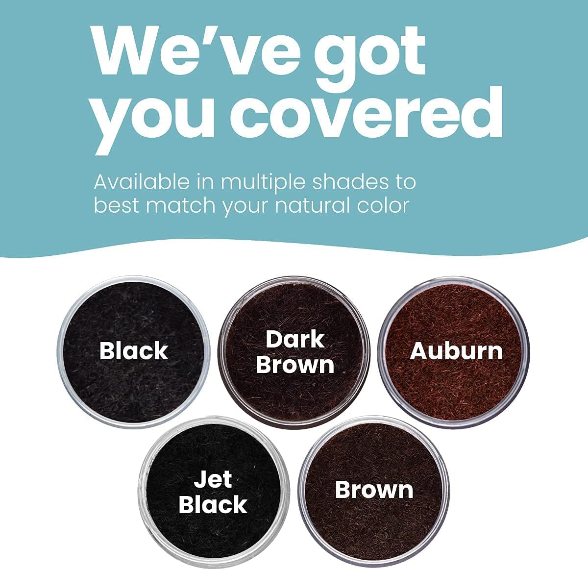 Hair Illusion Dark Brown Real Hair Fibers for Thinning Hair - 100% Natural Texture, Non Synthetic Hair Fibers - Bald Spot Cover up for Women & Men - 38 Gram image number 3