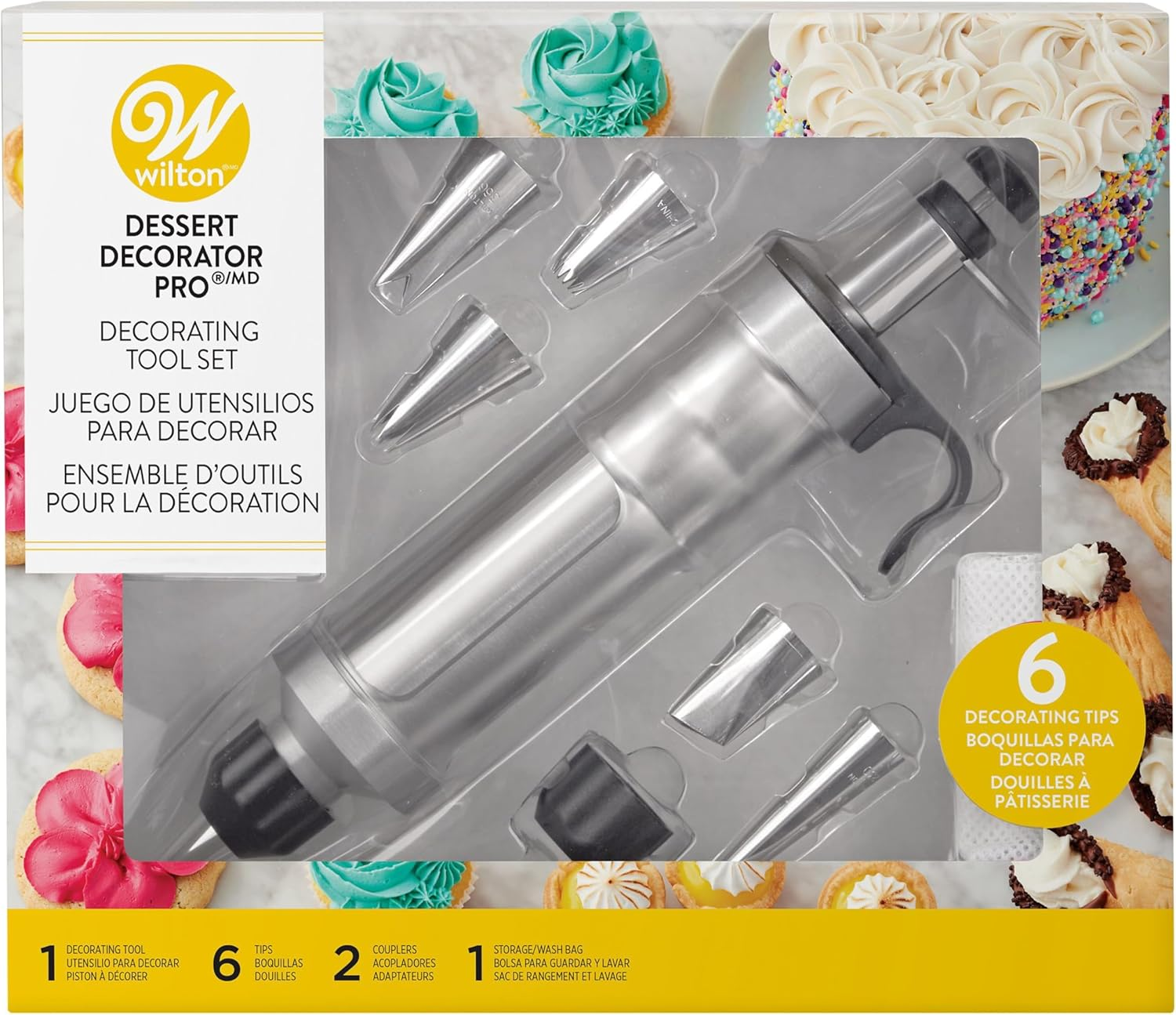 Wilton Dessert plus Decorating, Cake Icing Tool, Each, Clear image number 1