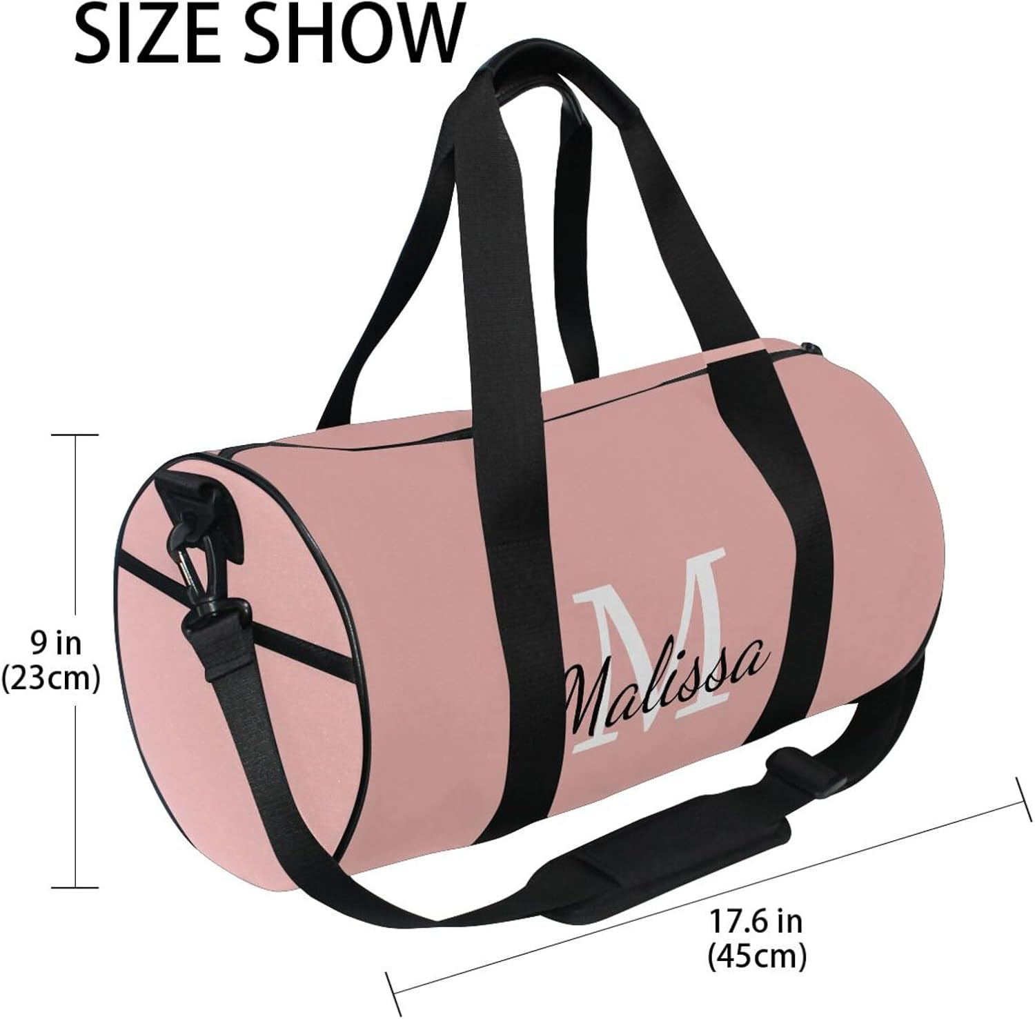 Personalized Duffel Bagscustomized Travel Weekender Gear Bag Business Trips Foldable image number 1