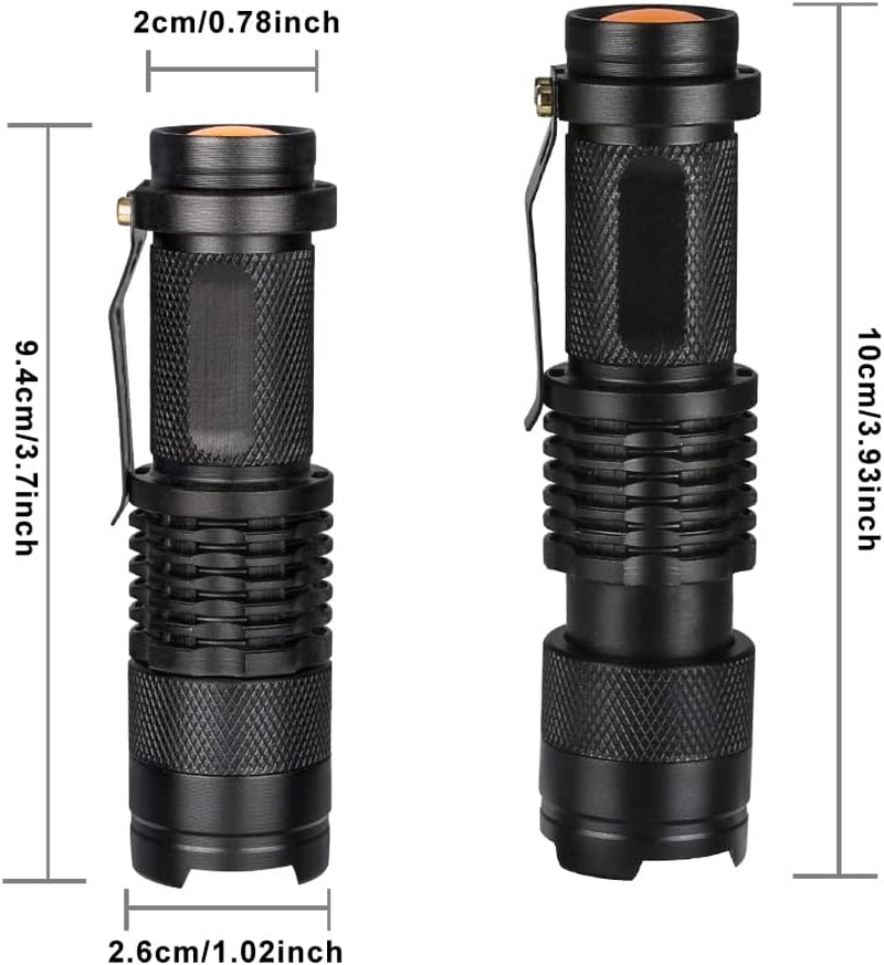 UV LED Blacklight Flashlight,Vagocom Pocket Zoomable Battery Operated Powered Ultraviolet Black Light with Clip 3Modes for Dog Cat Pet Stains,Work with Pet Odor Eliminator(Battery Included) image number 3