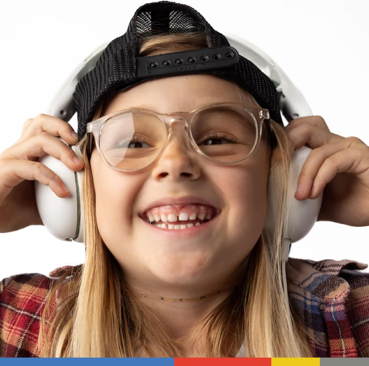 Skullcandy Grom Over-Ear Wired Headphones for Kids, Bone Seafoam