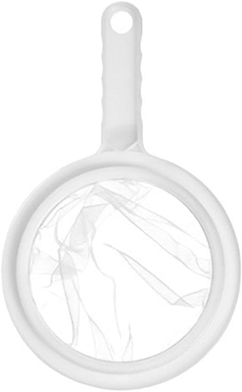 3 Pcs Fine Mesh Strainers Nylon Sieves Food Juice Strainer Yogurt Mesh Sieve Plastic Colander 100 Mesh Kitchen Colanders with Handle Mini Brine Shrim for Filtering Juice Fine Wine,Flour,Funnel Filter image number 1