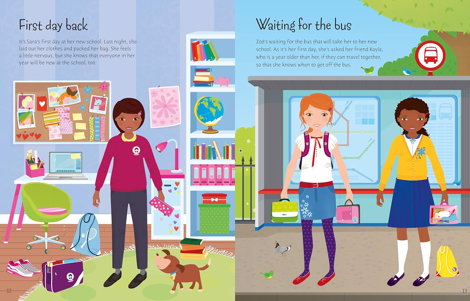 Sticker Dolly Dressing Back to School: a Back to School Book for Children image number 3