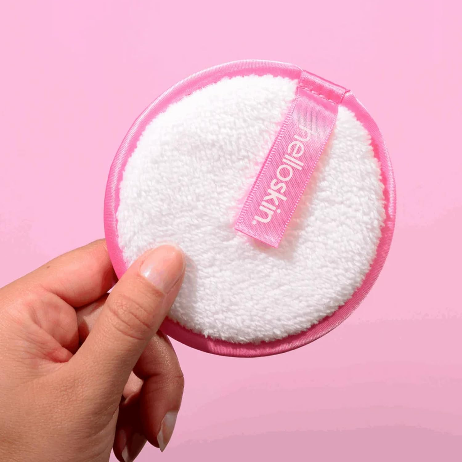 Helloskin Makeup Remover Puffs (3 PACK) | Dual-Sided Reusable Makeup Remover & Exfoliating Pads | Eco-Friendly Face Scrubber for Women | Skincare Puffs for All Skin Types | Gentle & Effective image number 5