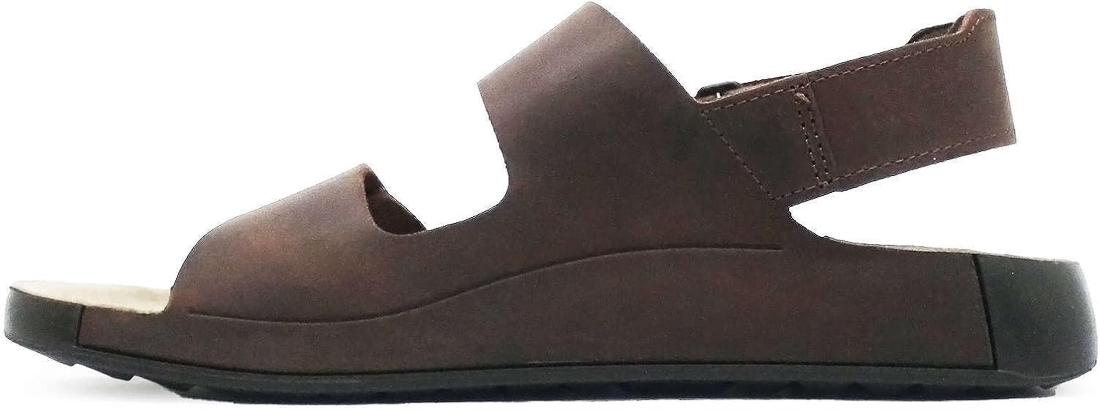 Cozmo 50094402667 Men'S Flat Strap Sandals Genuine Leather image number 1