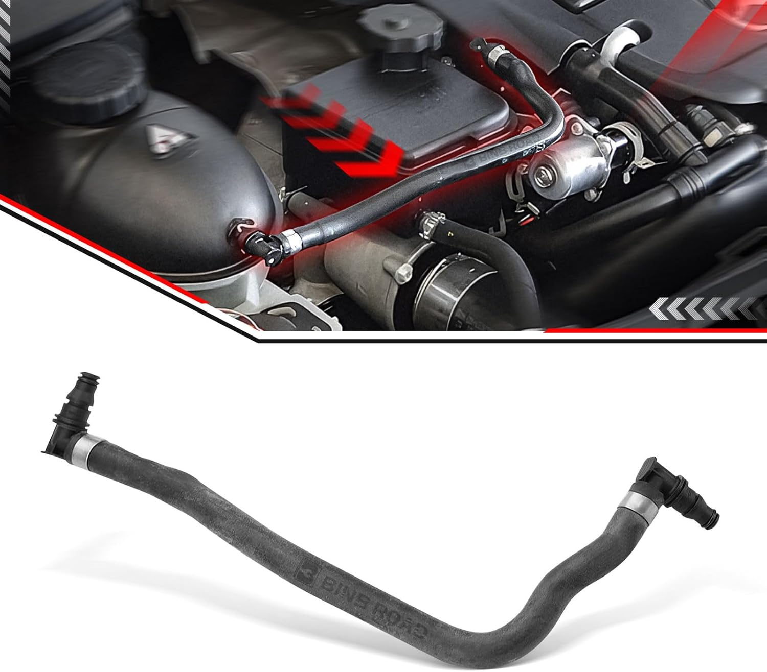 BINB Road Radiator Coolant Hose 2045010925 Compatible with Mercedes Benz C250 W204 2012-2015 image number 5